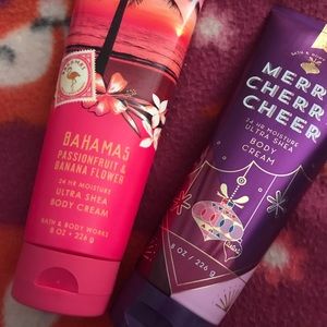 Bath and Body Works lotions